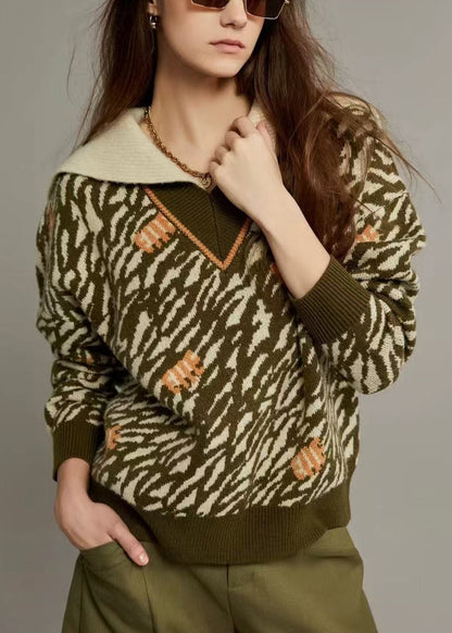 A Vintage Style Sweater with Delicate Timeless Details