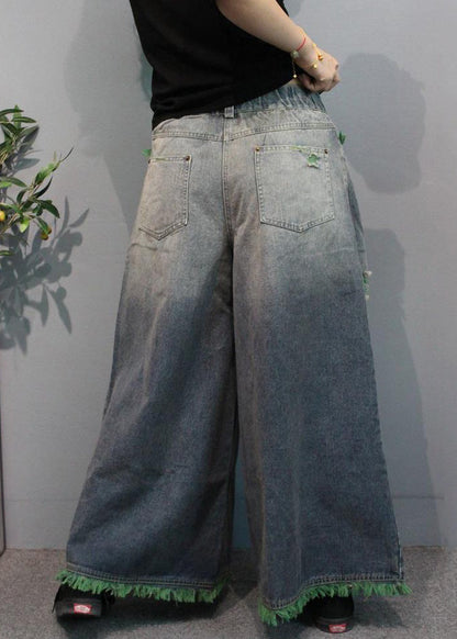 A Vintage Style Pants with Delicate Timeless Details