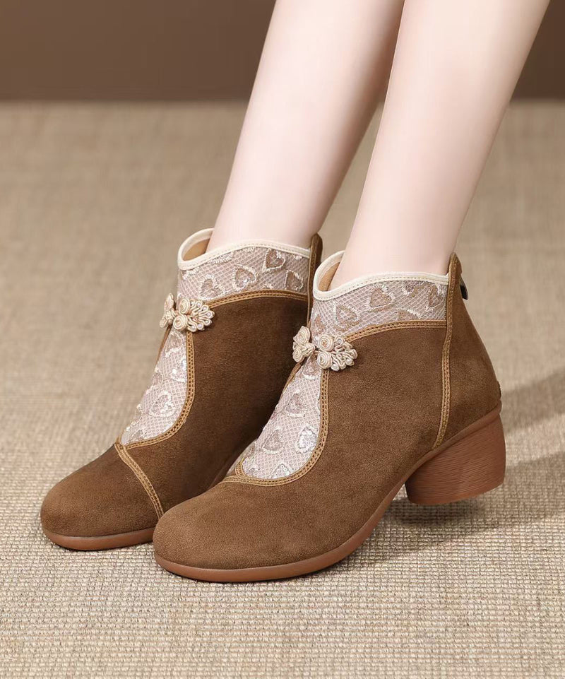 Vintage Inspired Orthopedic Boots