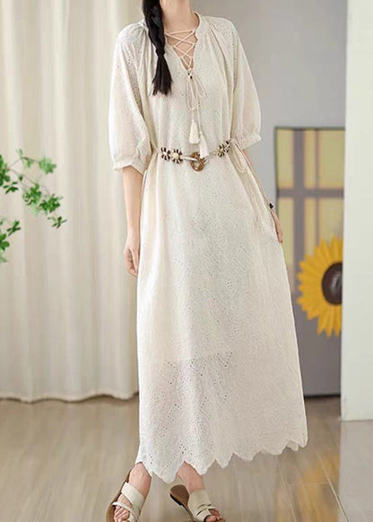 A Vintage Style Dress with Delicate Timeless Details