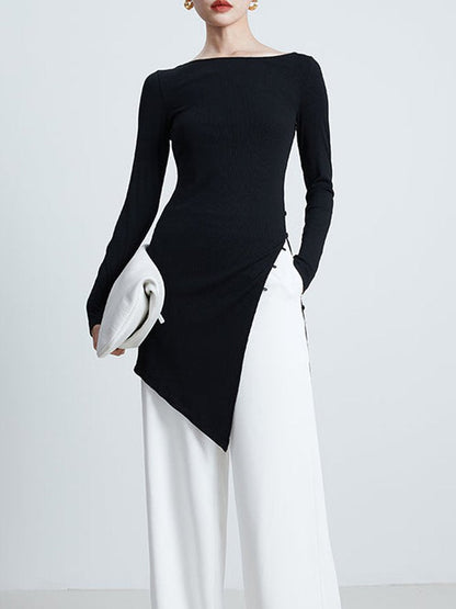 Well Tailored T-Shirt with a Graceful Silhouette