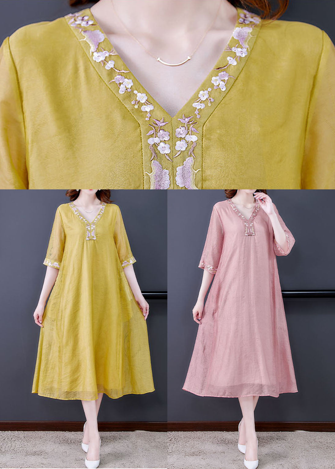 Elegantly Styled Dress for Everyday Wear