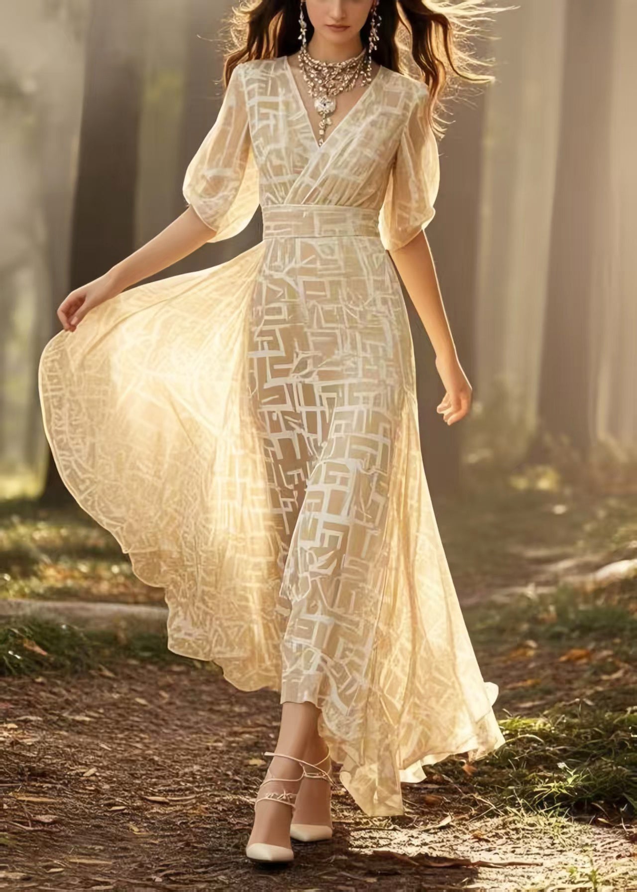 Beautifully Finished Dress in a Timeless Design