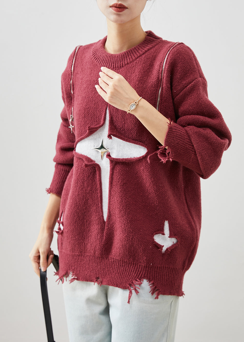 Vintage Inspired Sweater with a Contemporary Edge