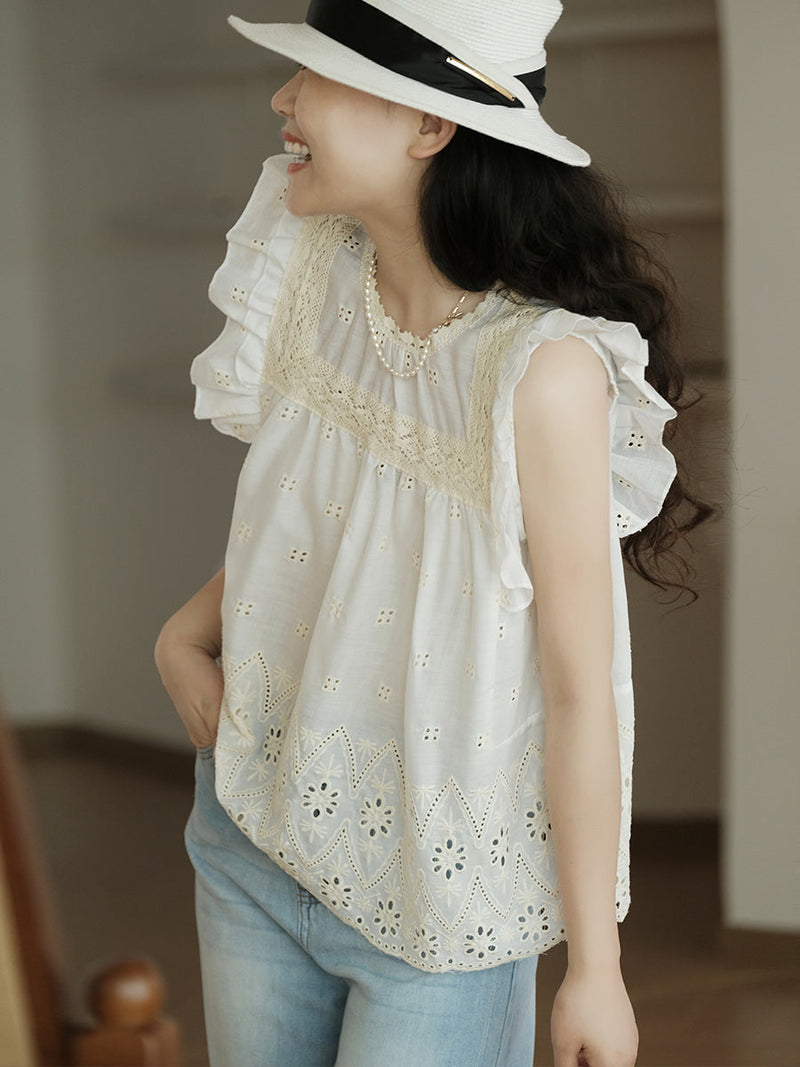 A Vintage Style Shirt with Delicate Timeless Details