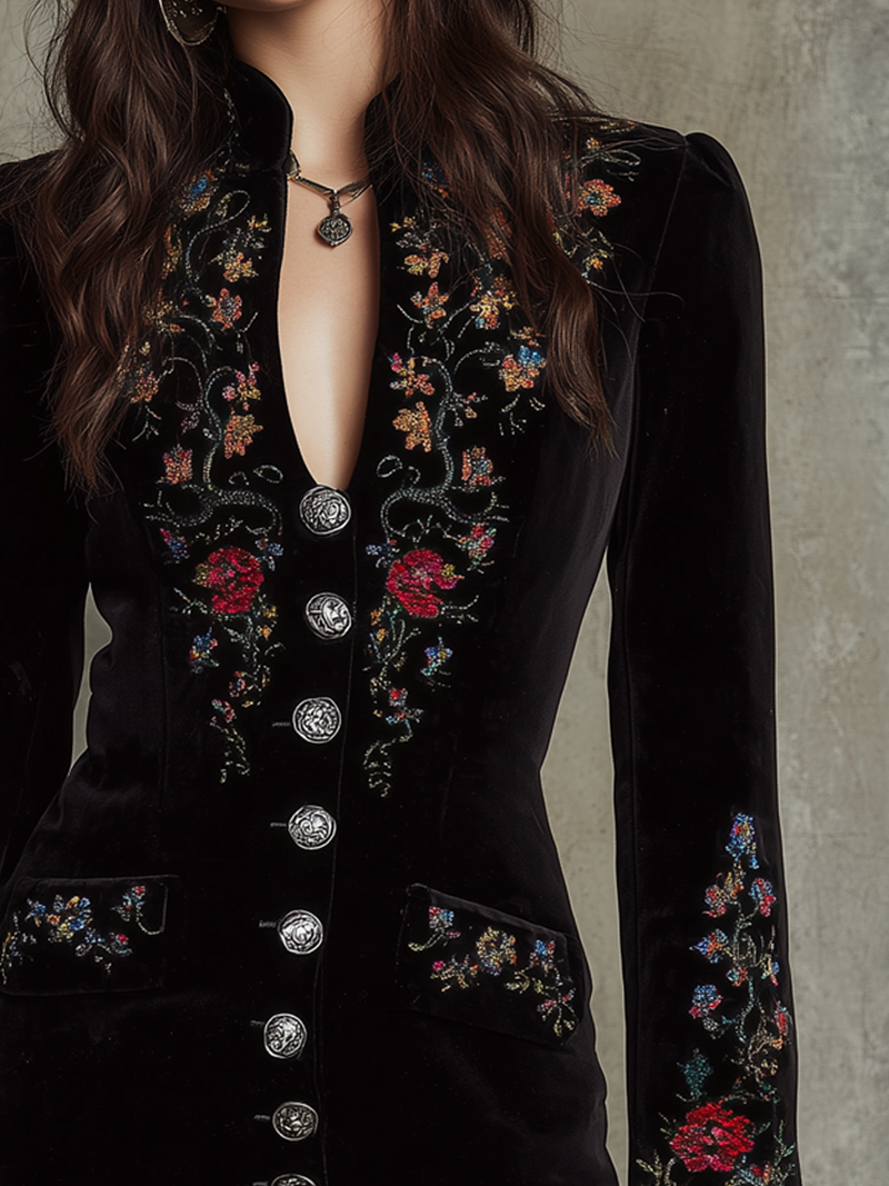 A Vintage Style Dress with Delicate Timeless Details