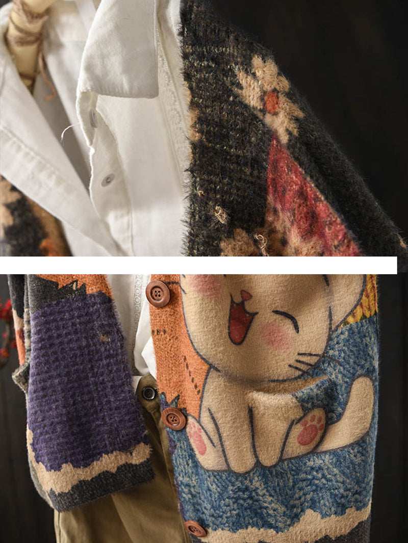 Classic Vintage Sweater with a Flattering Fit