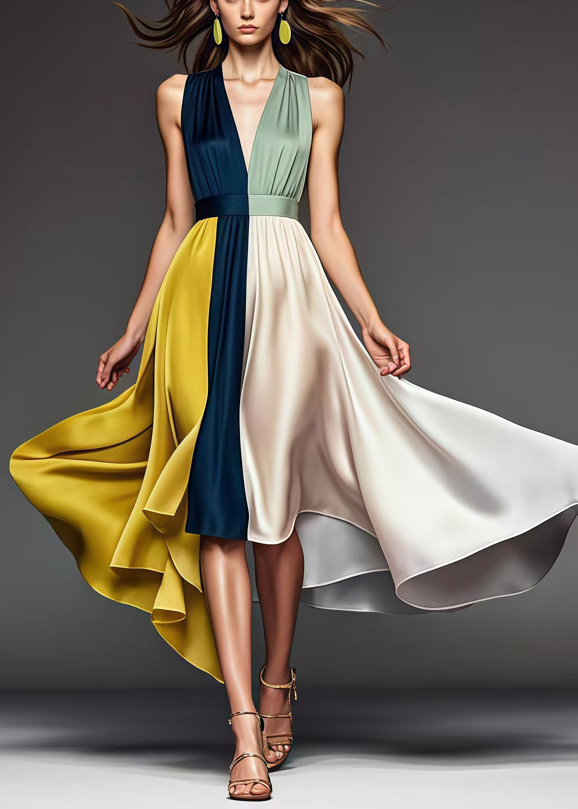 Classic Vintage Dress with a Flattering Fit