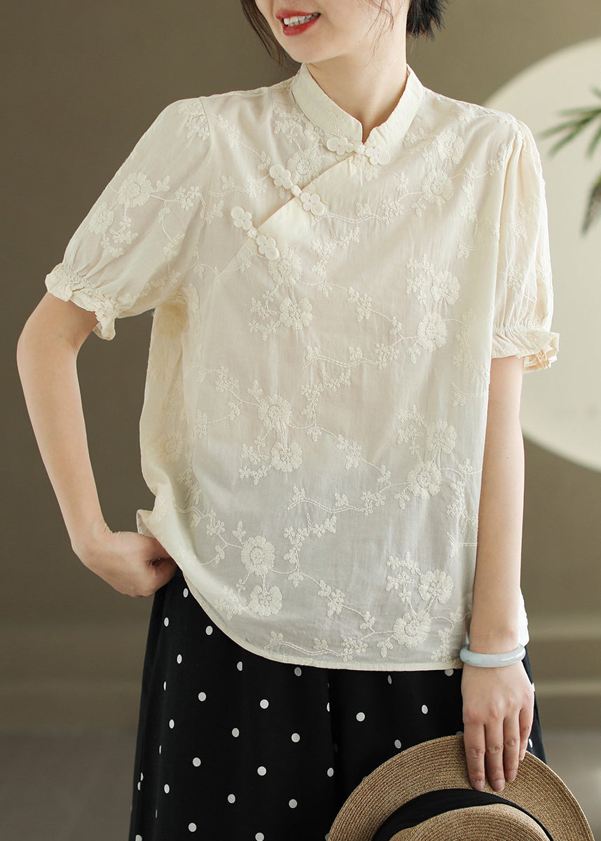 A Vintage Style Shirt with Delicate Timeless Details