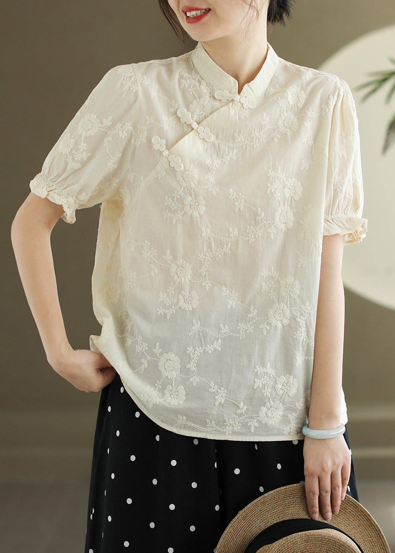A Vintage Style Shirt with Delicate Timeless Details