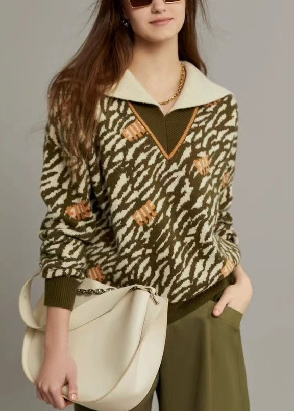 A Vintage Style Sweater with Delicate Timeless Details