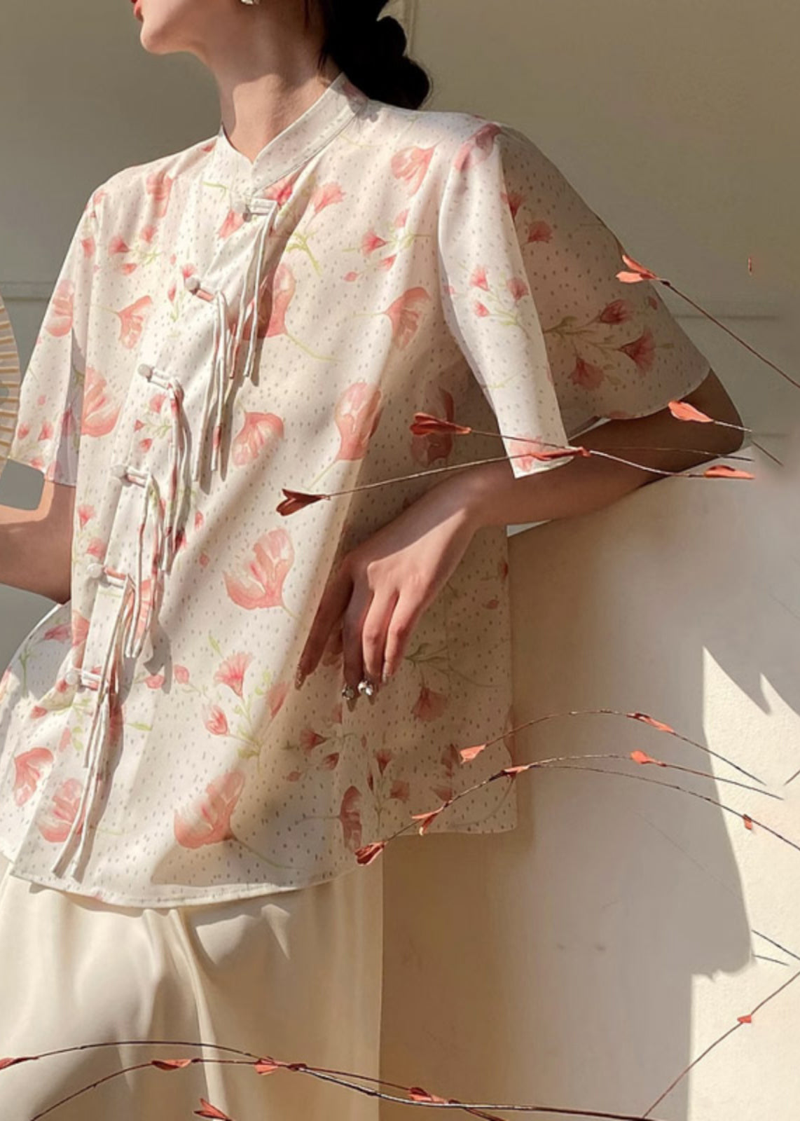 A Vintage Style Shirt with Delicate Timeless Details