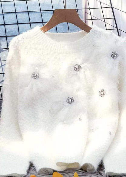 A Vintage Style Sweater with Delicate Timeless Details