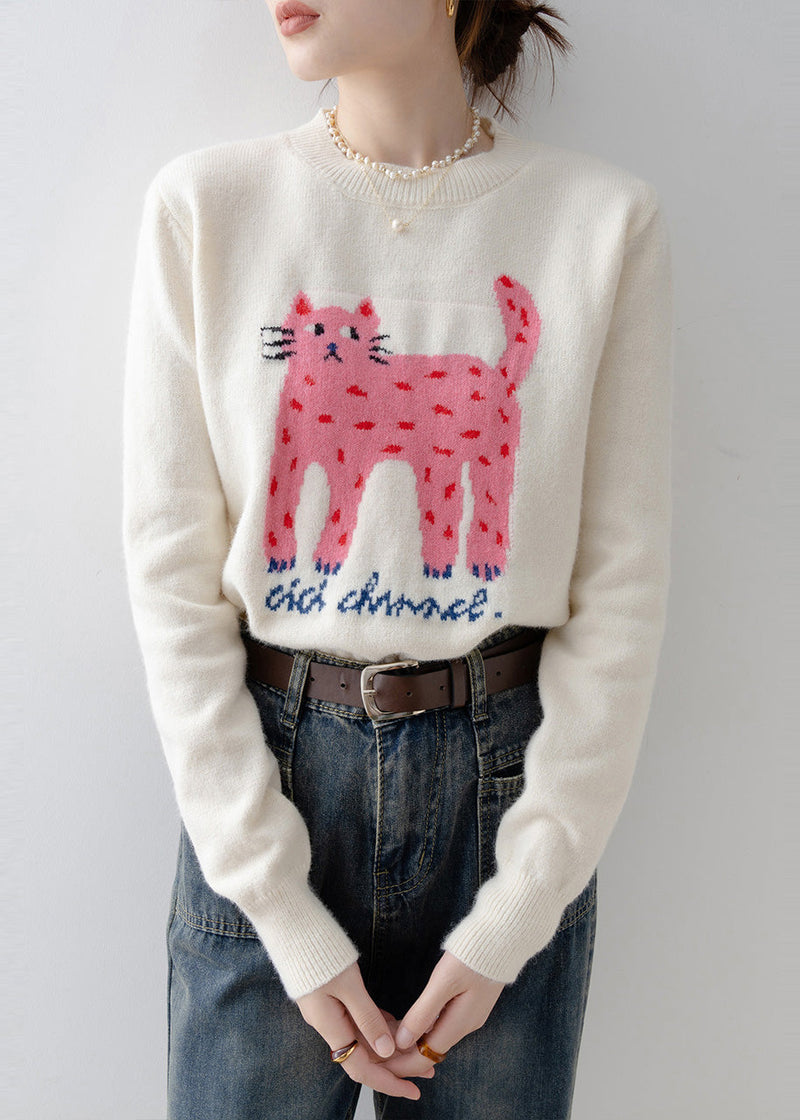 A Vintage Style Sweater with Delicate Timeless Details