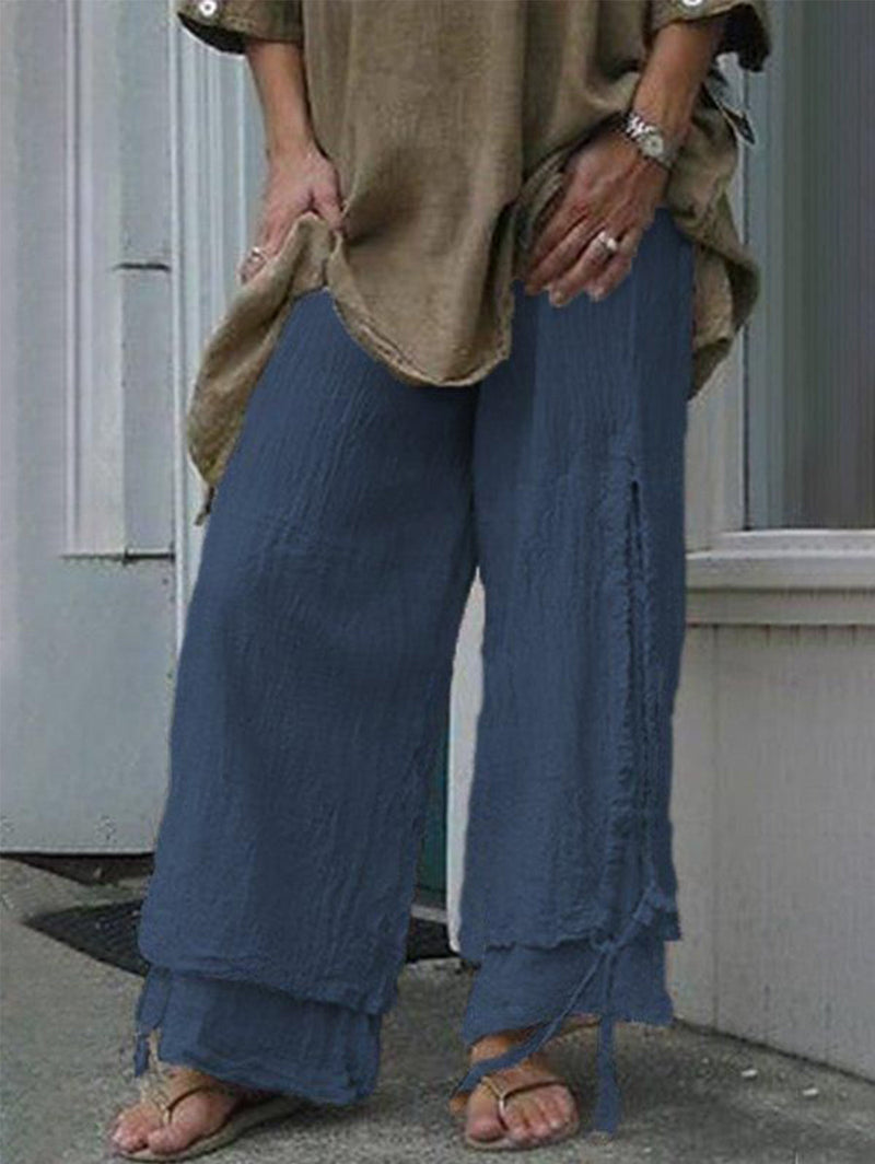 Well Tailored Pants with a Graceful Silhouette