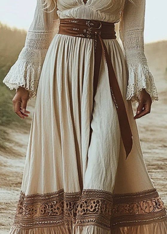 A Vintage Style Dress with Delicate Timeless Details