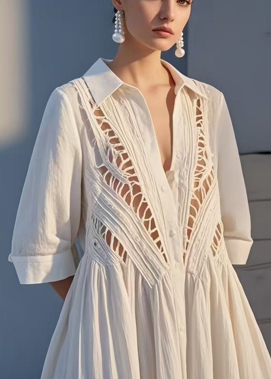 A Vintage Style Dress with Delicate Timeless Details