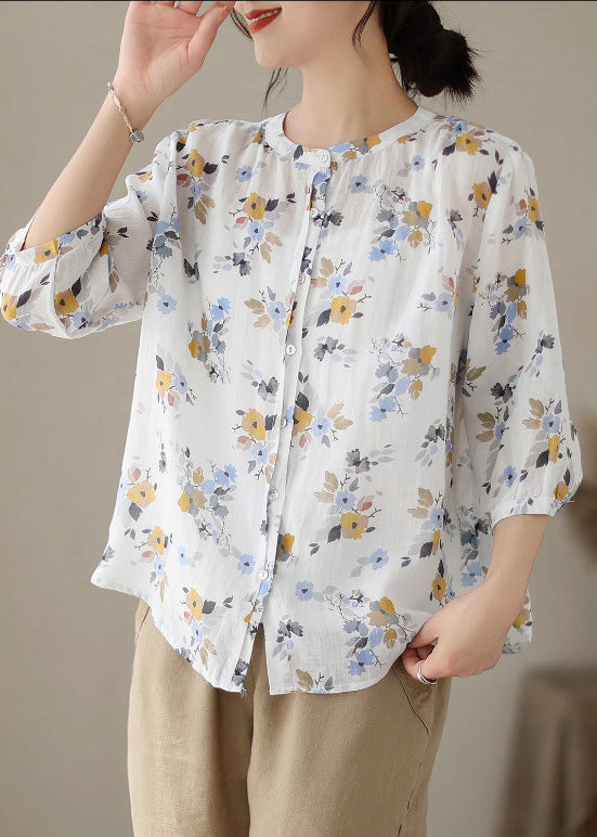 A Vintage Style Shirt with Delicate Timeless Details