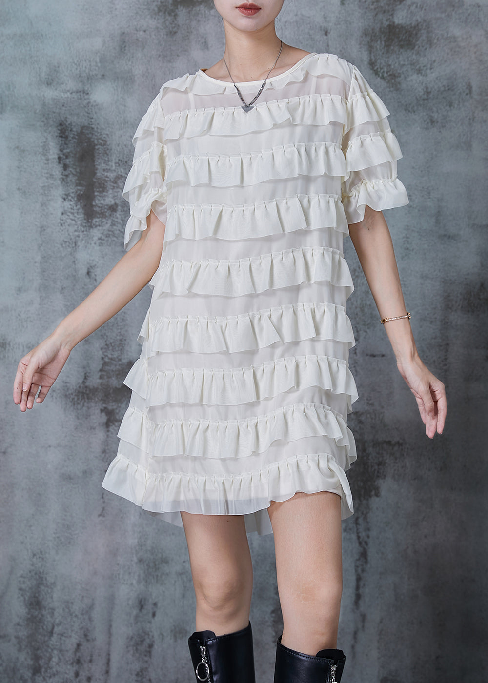 A Vintage Style Dress with Delicate Timeless Details