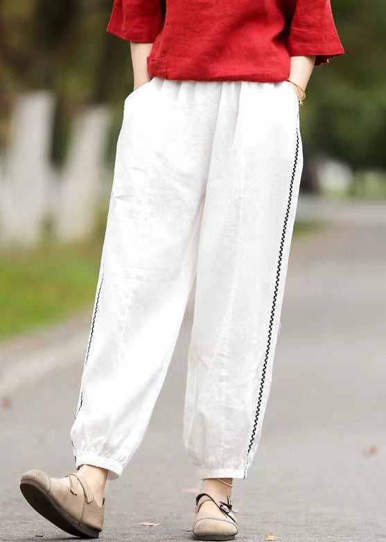A Vintage Style Pants with Delicate Timeless Details