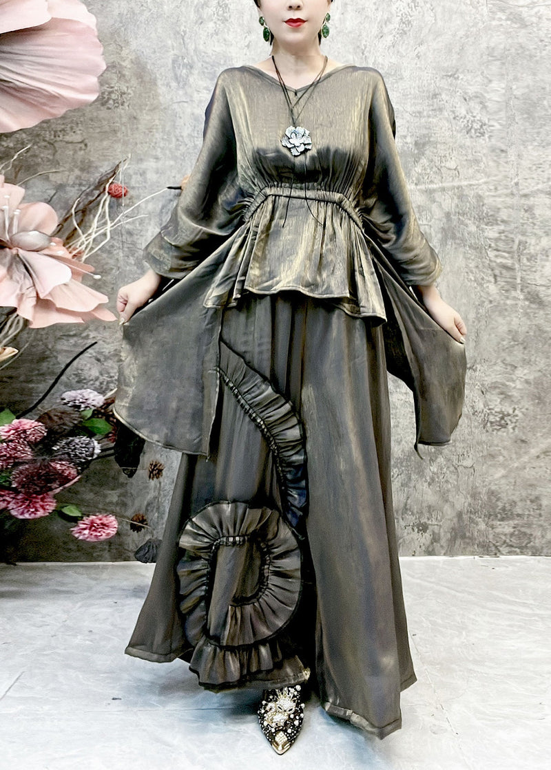 A Vintage Style Pants with Delicate Timeless Details