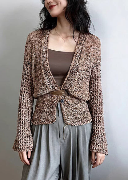 A Vintage Style Cardigan with Delicate Timeless Details