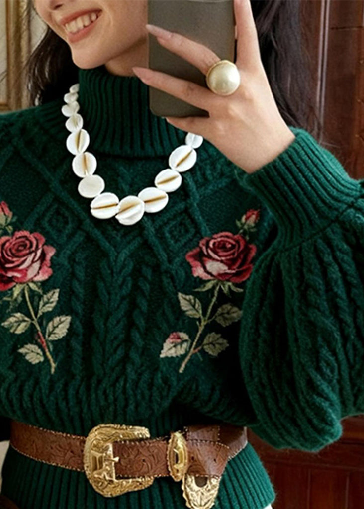 Vintage Inspired Sweater with a Contemporary Edge