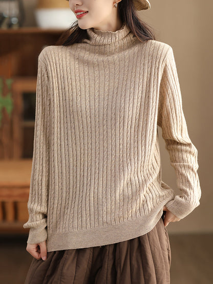 Classic Vintage Sweater with a Flattering Fit