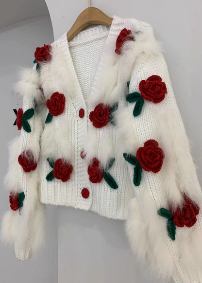 A Vintage Style Cardigan with Delicate Timeless Details