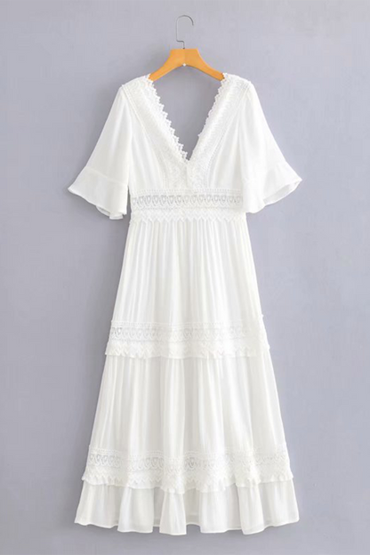 A Vintage Style Dress with Delicate Timeless Details