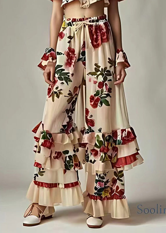 A Vintage Style Pants with Delicate Timeless Details
