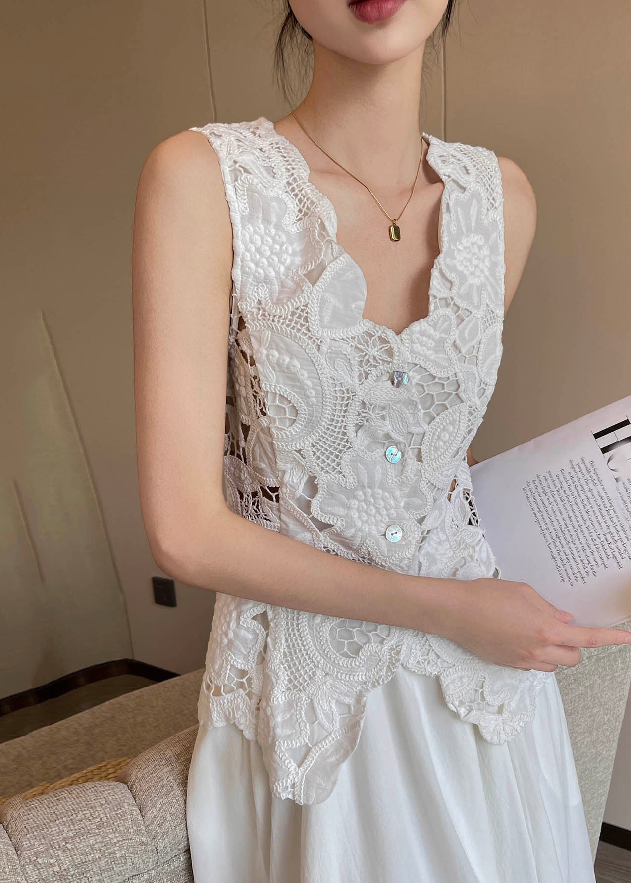 A Vintage Style Garment with Delicate Timeless Details