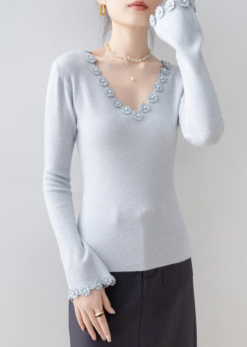 A Vintage Style Sweater with Delicate Timeless Details