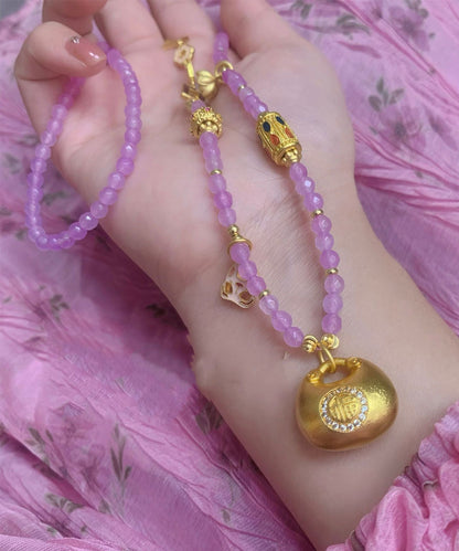 Delicate Artisan Gold Necklace