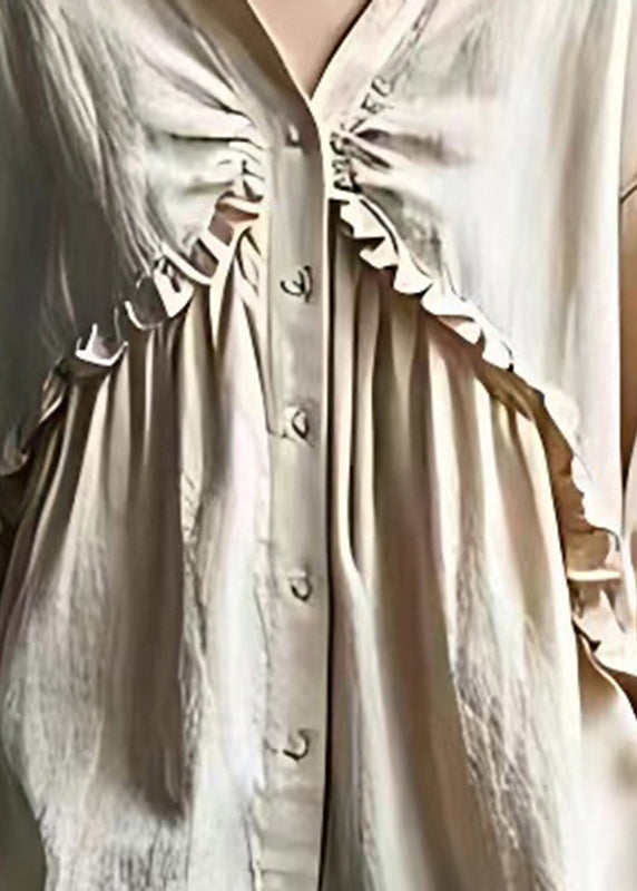 A Vintage Style Shirt with Delicate Timeless Details
