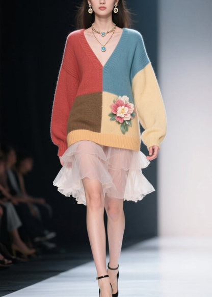 Vintage Inspired Sweater with a Contemporary Edge