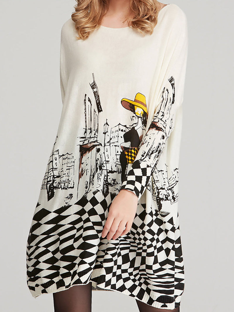 Classic Vintage Sweater with a Flattering Fit