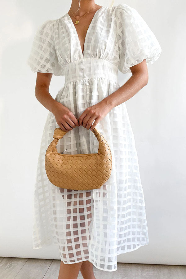 A Vintage Style Dress with Delicate Timeless Details