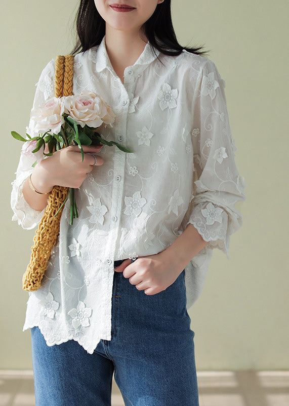 A Vintage Style Shirt with Delicate Timeless Details