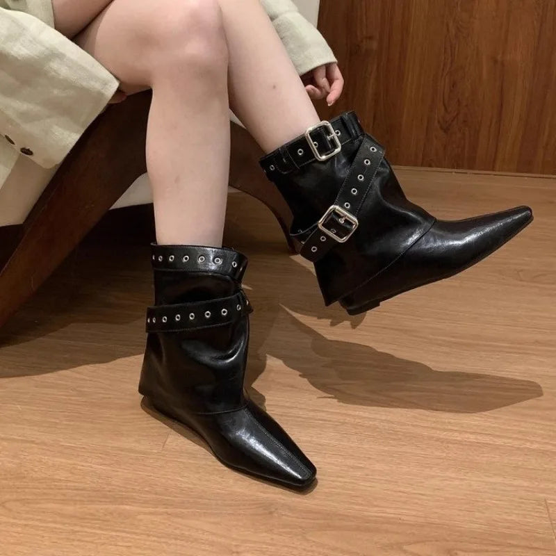 Chic Orthopedic Boots with Unique Design