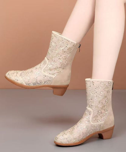 Chic Orthopedic Boots with Unique Design