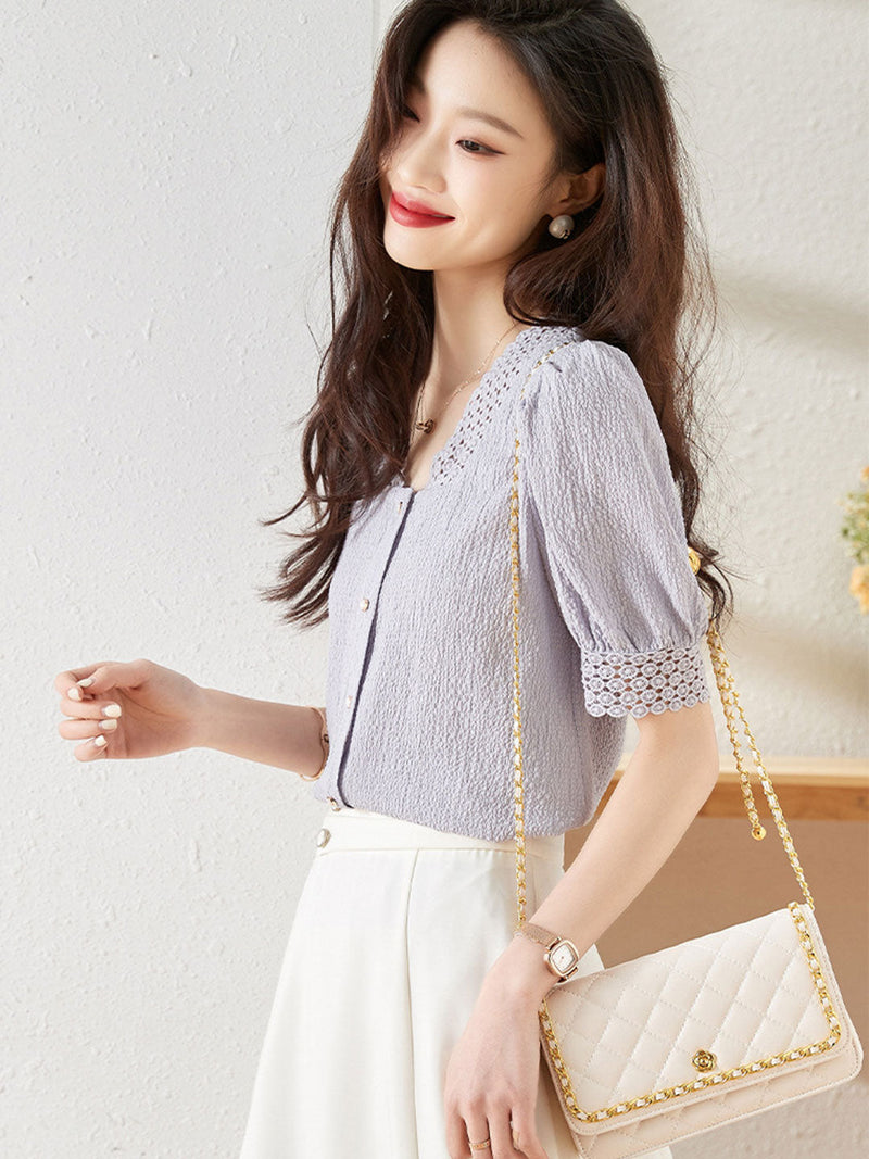 Gracefully Styled Top for Any Occasion