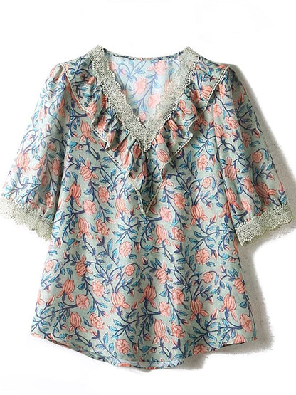 A Vintage Style Shirt with Delicate Timeless Details
