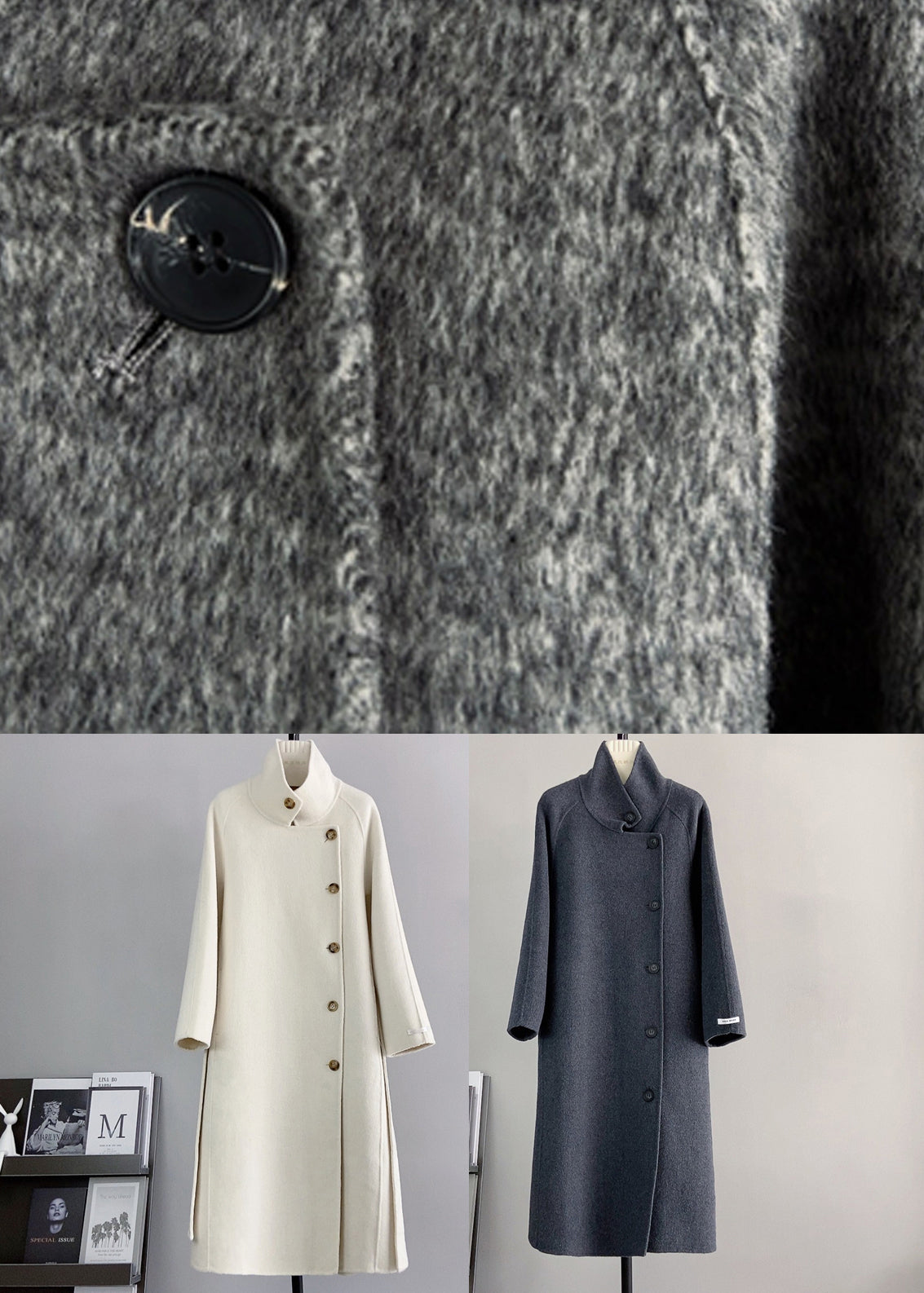Well Tailored Coat with a Graceful Silhouette