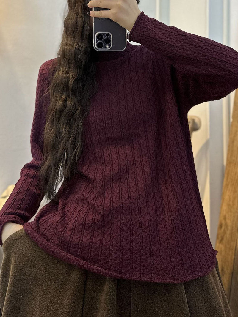 Classic Vintage Sweater with a Flattering Fit