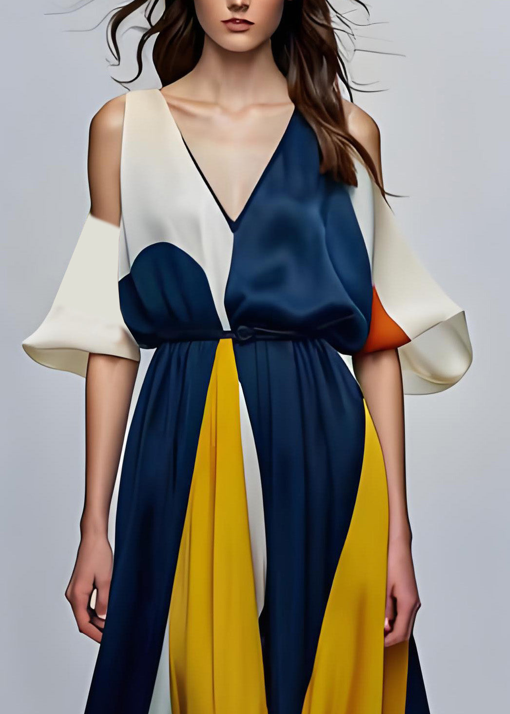 Well Tailored Dress with a Graceful Silhouette