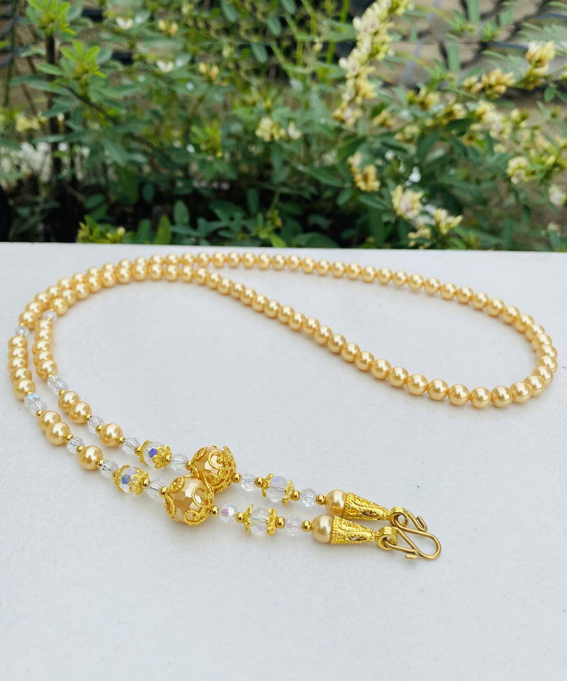 Vintage Handmade Gold Necklace