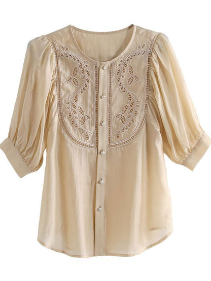 A Vintage Style Top with Delicate Timeless Details