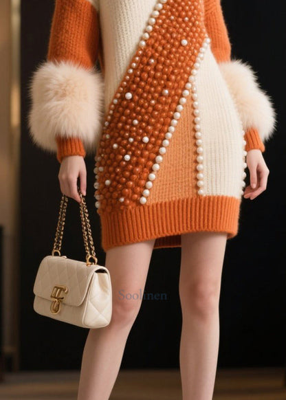 A Vintage Style Sweater with Delicate Timeless Details