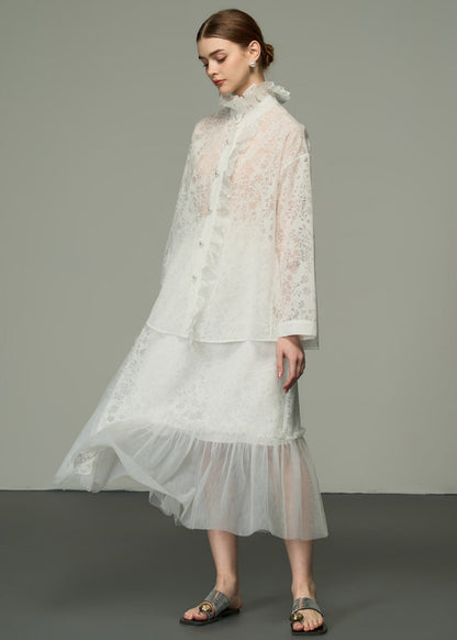 A Vintage Style Shirt with Delicate Timeless Details
